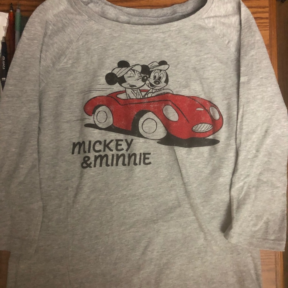 Grey 3/4 sleeve top